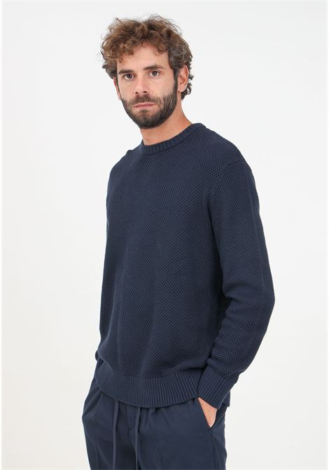 Maglione girocollo blu da uomo SELECTED HOMME | 16094552Sky Captain